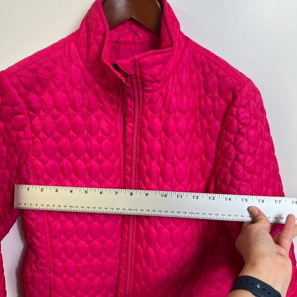 Lands‎ End Womens Quilted Primaloft  Jacket XS Pink Lightweight Insulated Coat - Picture 8 of 8